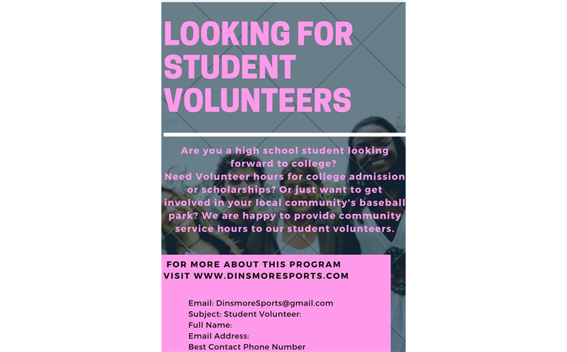 Looking for Student Volunteers